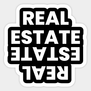 Real estate typography Sticker